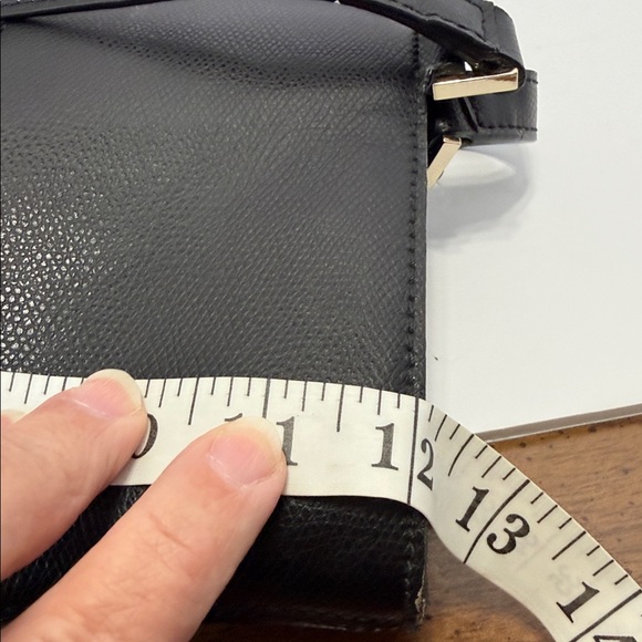 Kate Spade Black and Pink Rose Nylon And Leather Floral Tote. Previously Loved - Picture 13 of 15